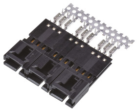 Złącze IDC 3-pinowe 1-rzędowe Męski raster: 2.54 mm Kabel TE Connectivity