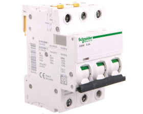 Wyłącznik nadprądowy 3P D 3A 6kA AC iC60N-D3-3 A9F05303