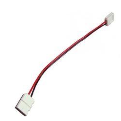 LED ZŁĄCZKA DO TAŚM 10 MM DWUSTRONNA NA KABLU 15 CM (ZLLED 10KAB15)