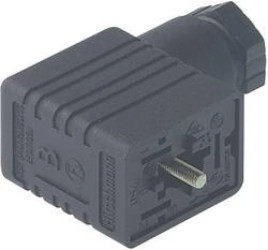 Gniazdo kablowe zaworowe przyłączeniowe typ B 2 + PE GM 216 NJ schwarz