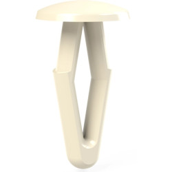 Pusher pin, natural, hole Ø 8.4 mm, PA, for clamping range 1.5 - 20 mm, 072.03.831