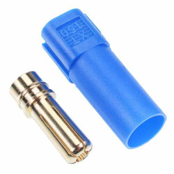 XT150-M Blue Male Gold Plated Connector 60A AMASS