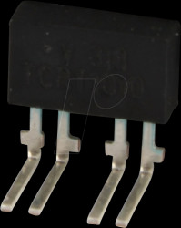 Gabelkoppler, 3mm, Bent leads