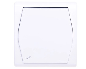 Hermes2 Łącznik schodowy biały IP44 ŁNT-2 1003-00