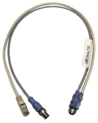 Jumo Kabel siłownika czujnika Złącze A Złącze M12 4 długość 500 mm Rodzaj A Żeńskie Męski 4