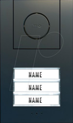 41192 Audio outdoor station, 3-family house, anthracite