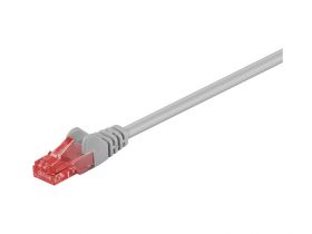 Kabel Patchcord CAT 6 U/UTP RJ45/RJ45 1m szary