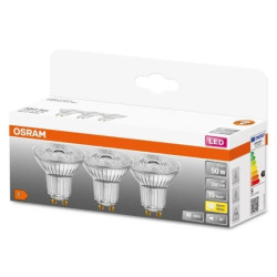 3x Żarówka LED GU10 4,3W = 50W 350lm 2700K Ciepła 36 OSRAM STAR