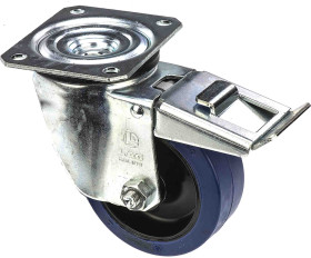 Koło samonastawne średnica kabla 250mm Otwór na śrubę LAG 450kg wysokość całkowita 304mm