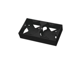 IMPRESJA Puszka instalacyjna do serii IMPRESJA podwójna czarny metalik PNP-2Y/33 OSPEL