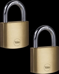 Y110B/40/122/2 Padlock, brass, 40 mm, 2 pieces