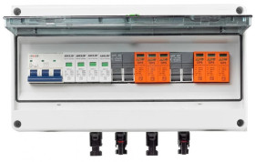 Rozdzielnica PV 1000V DC/AC 2-stringi, 1-rzędowa APV-RPV-2-18