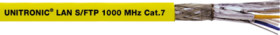 LSZH ethernet cable, Cat 7, ethernet/IP, 8-wire, 0.25 mm², AWG 23, yellow, 2170614/100