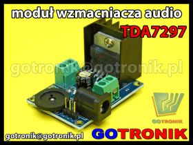 Moduł wzmacniacza mocy audio TDA7297 2x15W
