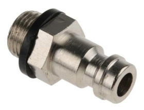 Szybkozłączka pneumatyczna, materiał Mosiądz, złącze G 1/8 męskie, RS PRO Camozzi, Legris, Rectus 21, Rectus 90