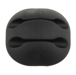 Uchwyt kablowy 33.2 x 15 x 33.6mm materiał: PVC Czarny opaski kablowe +75°C