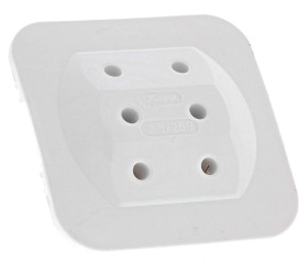 Adapter kraj 1 Europa kraj 2 Europa 2.5A złącze 1 Wtyczka europejska złącze 2 Gniazdo europejskie typ: Adapter 3-drożny