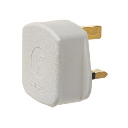 Dencon 6283WNB 3 Pin Rubber Plug 13A White