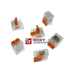 Szybkozłączka 2-tor drut/linka slim zacisk złączka elektryczna