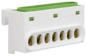 Hager GZ07E Zacisk PE elastyczny: - stała: - 1 szt. biały