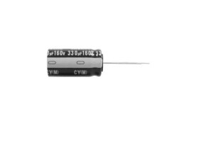 Kondensator 220μF 25V dc Radialny, Otwór przelotowy Nichicon 10 (Dia.) x 12.5mm