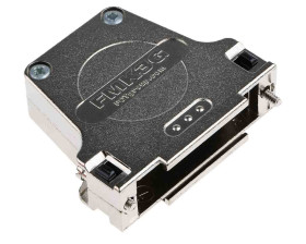 Osłona tylna D-Sub 25 -pinowe Cynk odlewany Proste FCT from Molex Obudowa D-Sub B