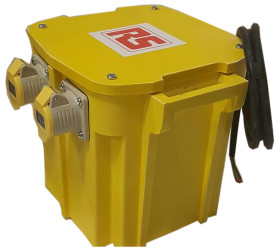 Transformator separacyjny 5.0 kVA Intermittent 5 Mins on 15 Mins off 110 (55V 230V ac Prąd wyjściowy 2 x 16A