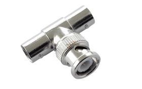 BNC TRÓJNIK WTYK/2xGNIAZDO