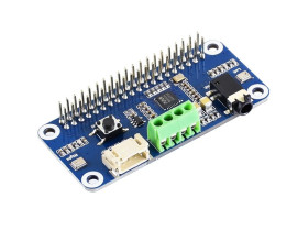 Waveshare WM8960 Hi-Fi Sound Card HAT for Raspberry Pi, Stereo CODEC, Play/Record