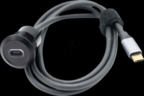 WAY-DLY-MB-10 Caravan - USB-C power supply unit, 12/24 V, 100 W, metal, black