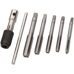 BlueSpot Tools 22300 Tap Set (M6-M12), 6 Piece