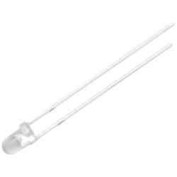 Dioda LED 3mm ultrafiolet S.J. clear
