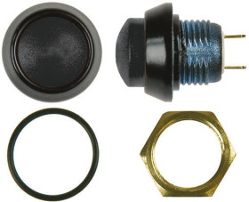 Przycisk miniaturowy Chwilowy SPST średnica wycięcia 13.65mm, montaż panelowy ITW Switches