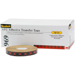 Scotch 9691233 Adhesive Film Transparent Strong Temp-Resistant 33m x 12mm