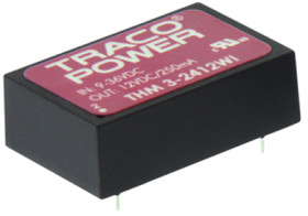 DC converter, 4.5-9 VDC, 3.3 W, 1 output, 3.3 VDC, 81 % efficiency, THM 3-0510WI