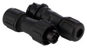 Złącze okrągłe 5-pinowe SY11 Kabel Wtyk, Gniazdo RS PRO Męski/żeński IP68 SY11