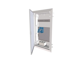 Rozdzielnica multimedialna podtynkowa 36 modułowa 3x12M drzwi metal płaska IP30 KLV-36UPM-F 178830 EATON