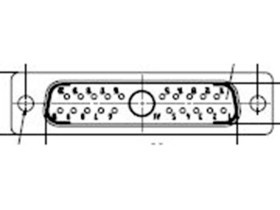 Molex 1727040021 Złącze D-Sub Ilość styków: 21 kielich lutowniczy 1 szt. pudełko