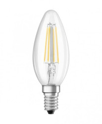 Żarówka LED E14 B35 3,4W = 40W 470lm 2700K Ciepła 300 CRI90 Filament OSRAM SUPERSTAR+ Ściemnialna