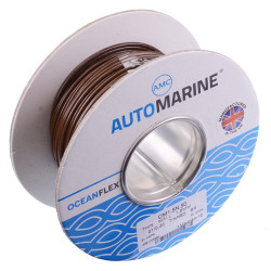 Brown 1.5mm² Oceanflex Tinned Copper Cable 21/0.3mm 50M