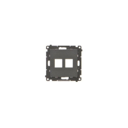 Pokrywa gniazd teleinformatycznych 2xKeystone TKP2.01/149 czarny mat Simon55 Kontakt-Simon