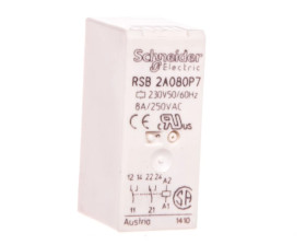 Przekaźnik interfejsowy 2P 230V AC AgNi RSB2A080P7