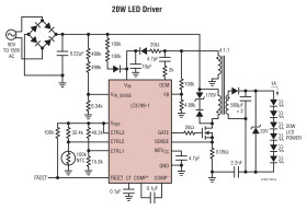 Offline Isolated Flyback LED Controller with Active PFC