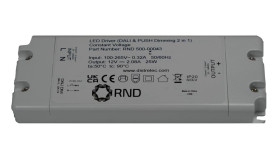 Sterownik LED napięcie wyjciowe: 24V 1.04A napięcie wejściowe: 100 → 265 V stabilizowany napięciowo 25W RND