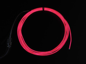 Adafruit EL wire starter pack - Pink 2.5 meter (8.2 ft)