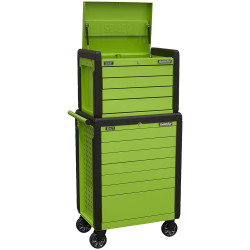 Sealey APPDSTACKG Superline PRO Push-To-Open Topchest &amp; Rollcab 11 Drawer Green
