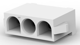 Gniazdo PCB 3 -pinowe raster: 6.35mm Proste Przewlekany