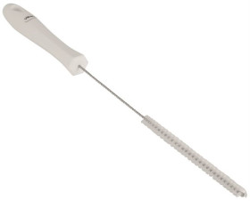 Szczotka ręczna, dł. włosia: 3.5mm, Średni, Biały, Poliester, Polipropylen, Stal nierdzewna, zastosowanie: Cleaning