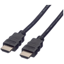 Roline 11.04.5545 HDMI Cable HDMI-A plug 5m Black 4K UHD Shielded