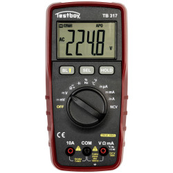 Testboy 61413000 TB317 Multimeter Digital CAT IV 1000V True RMS LCD Display